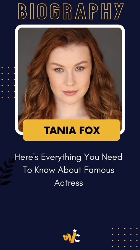 tania fox|Tania Fox .